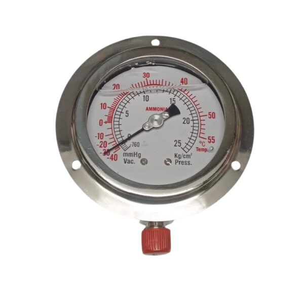 Ammonia Pressure Gauge.