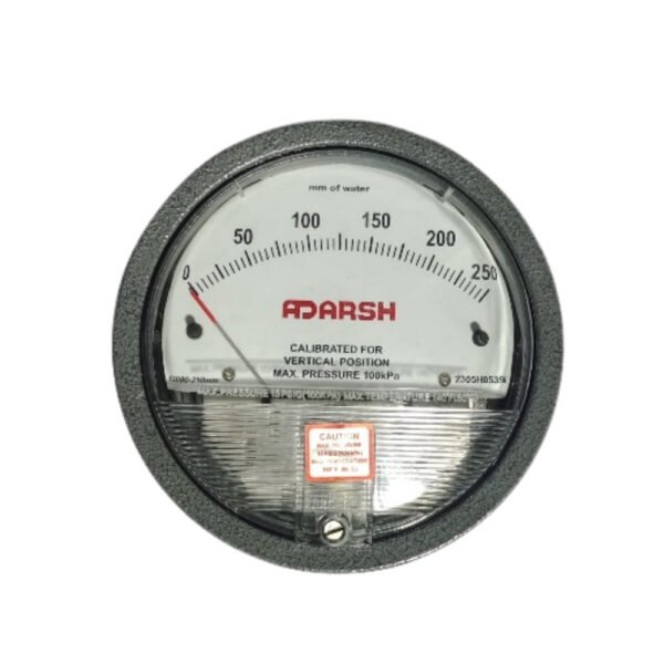 Very Low Pressure Differential Pressure Gauge
